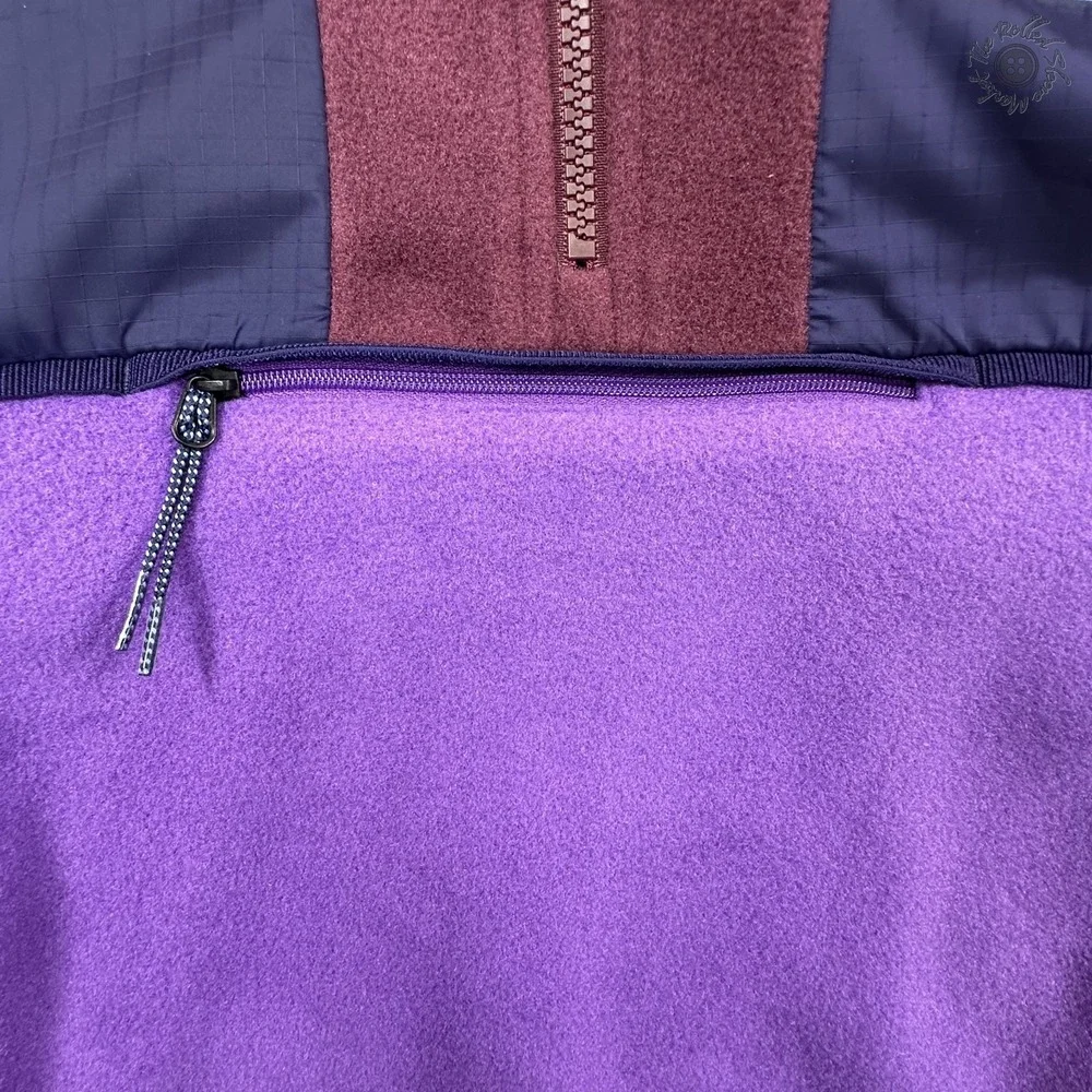 New No Tags Nike ACG Polartec Fleece Kids Small‎ Tunic 1/4 Zip Purple FD2872599